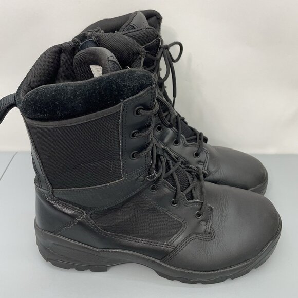 5.11 Tactical ATAC 2.0 8” Boots Combat Duty Side Zip Leather Black Mens 12 - Picture 3 of 15